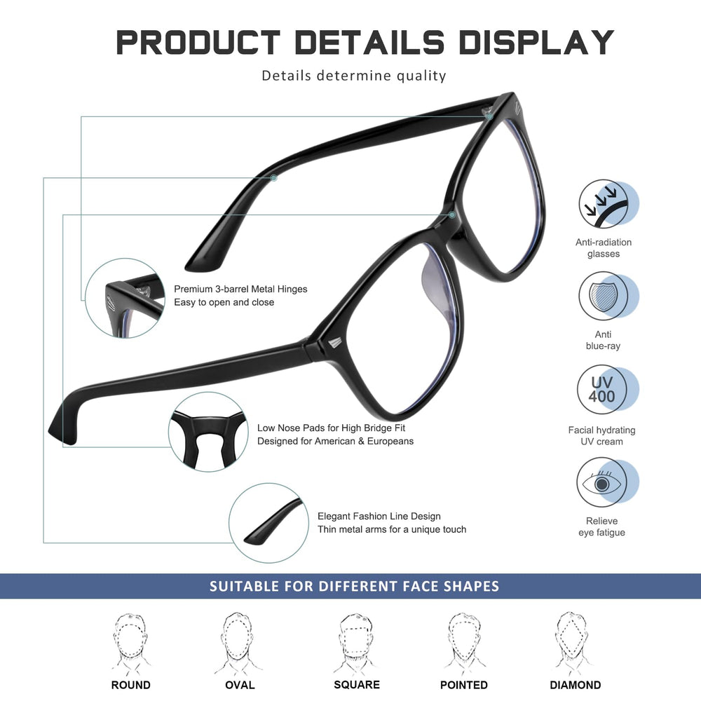 Lightweight computer readers designed for long sessions