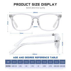 Gafas Jectieey lectura ligeras y cómodas para largas sesiones.