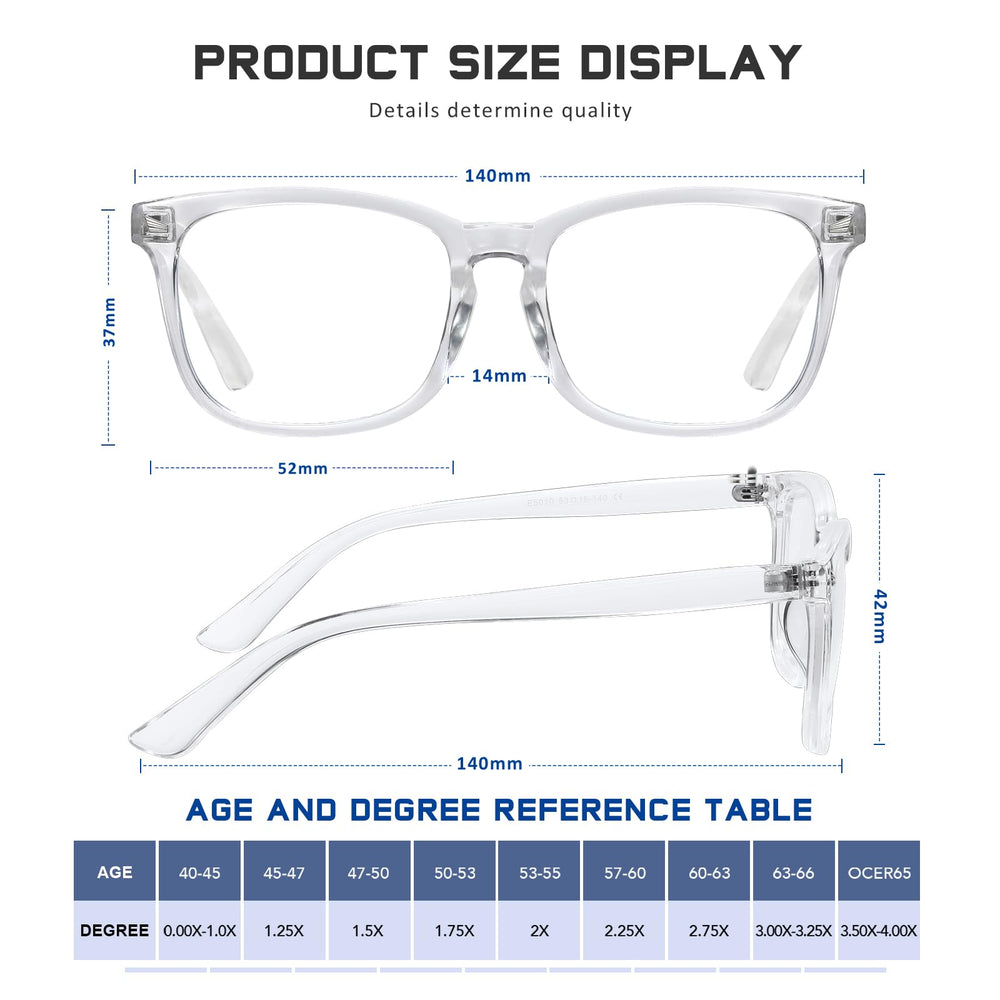 Lentes Jectieey ultraligeros para uso diario y confort durante todo el día.