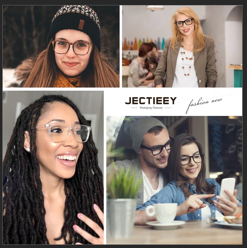 Stylish bright black frames suitable for work and everyday wear