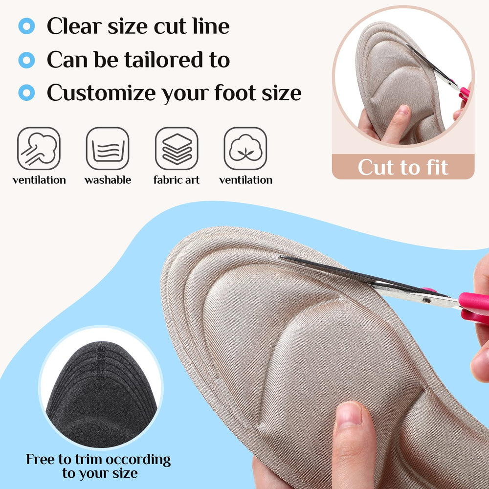 Jeere cut-to-fit insole showing easy sizing.