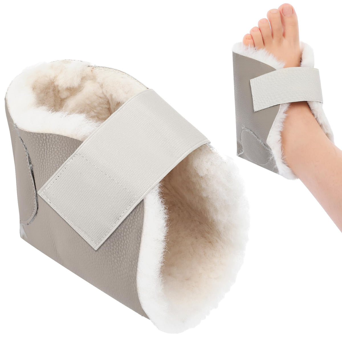 Jeere heel protector in light khaki package for easy daily use