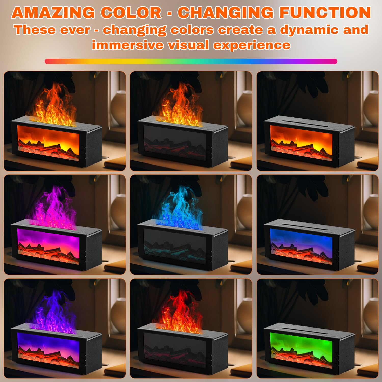 Jefuzh durable PP fireplace diffuser ideal for daily home use