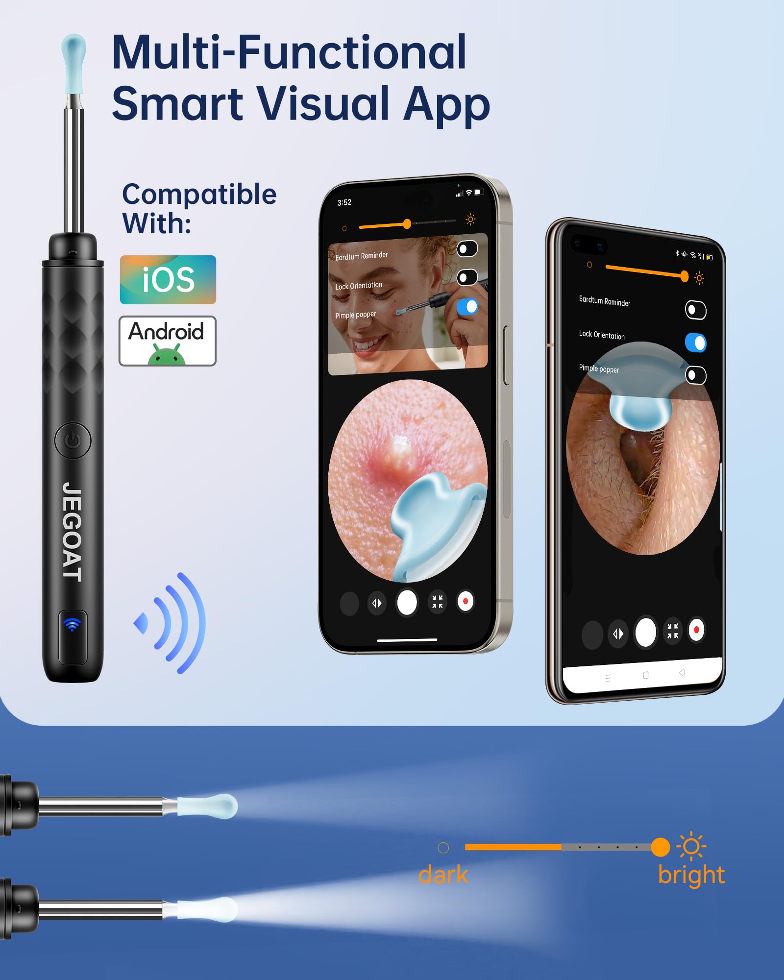 JEGOAT portable rechargeable kit designed for on-the-go use and long battery life.