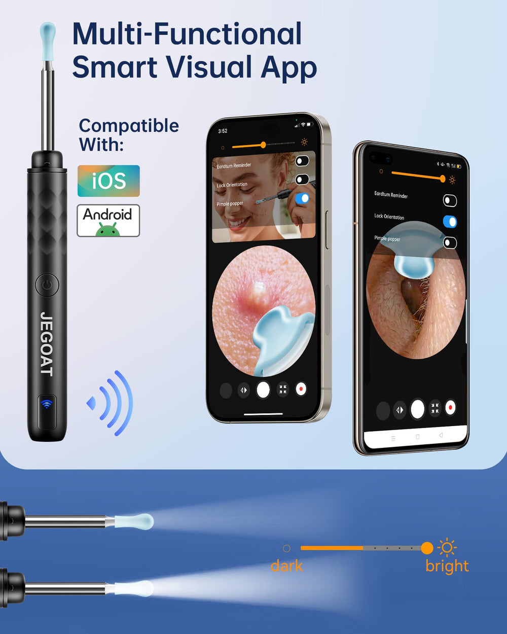 JEGOAT portable rechargeable kit designed for on-the-go use and long battery life.