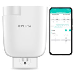JEPEErbz plug-in diffuser mounted at wall outlet for wide-area scent coverage