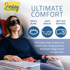 Jersey Slumber diseño ultraligero ofrece confort ligero para descanso en casa o viaje.