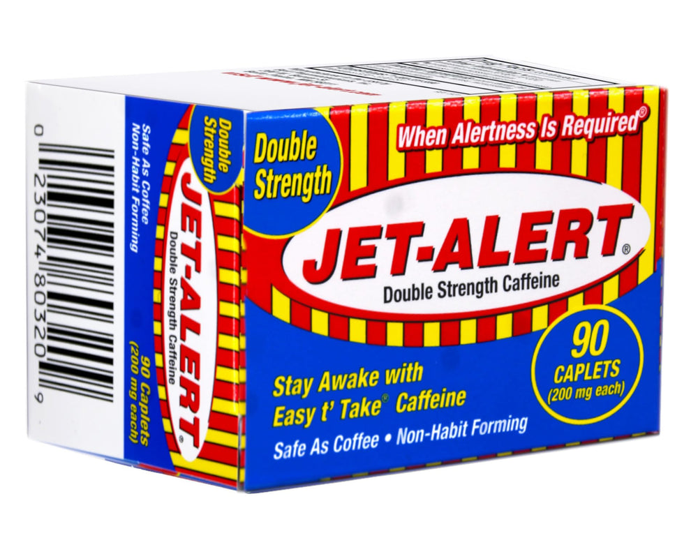 Jet-Alert three-pack packaging highlights value and portability for busy days.