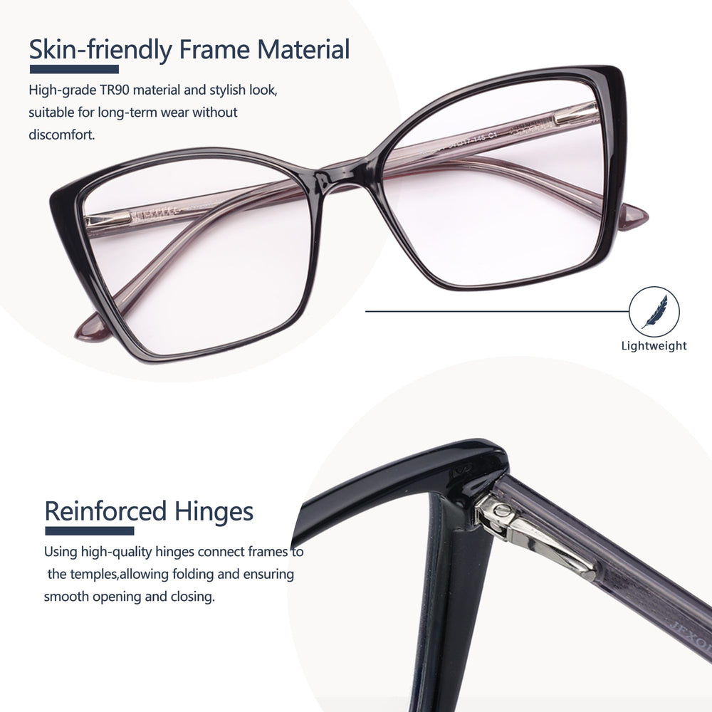Gafas JFXQDR reducen fatiga visual durante horas frente a pantallas