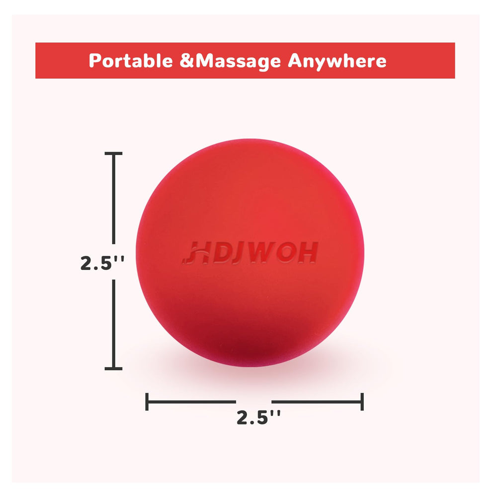JHDJWOH mesh bag portable massage set aids easy travel.