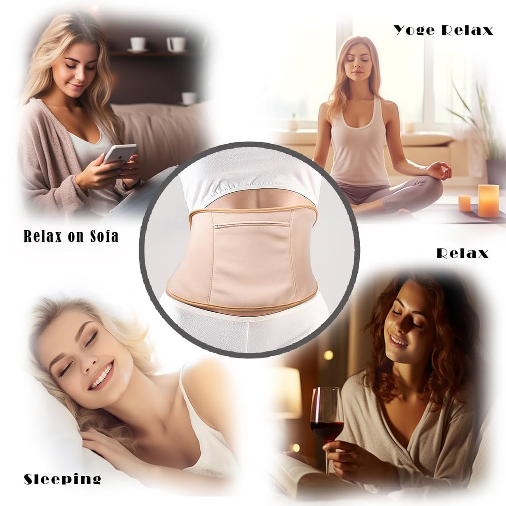 JIANFA castor oil pack storage bag keeps the kit organized