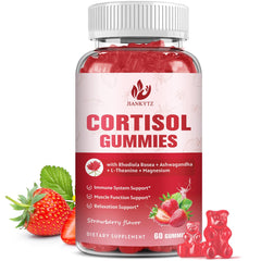 JIANKYTZ Cortisol Gummies bottle for easy daily use