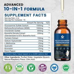 JIANKYTZ glucosamine drops pour image showing precise dosing