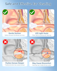 JICICUXI four silicone spoon heads fit different ear canal sizes.
