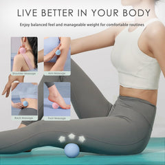 JIEJUNJIE smooth large ball glides over big muscle groups with ease.