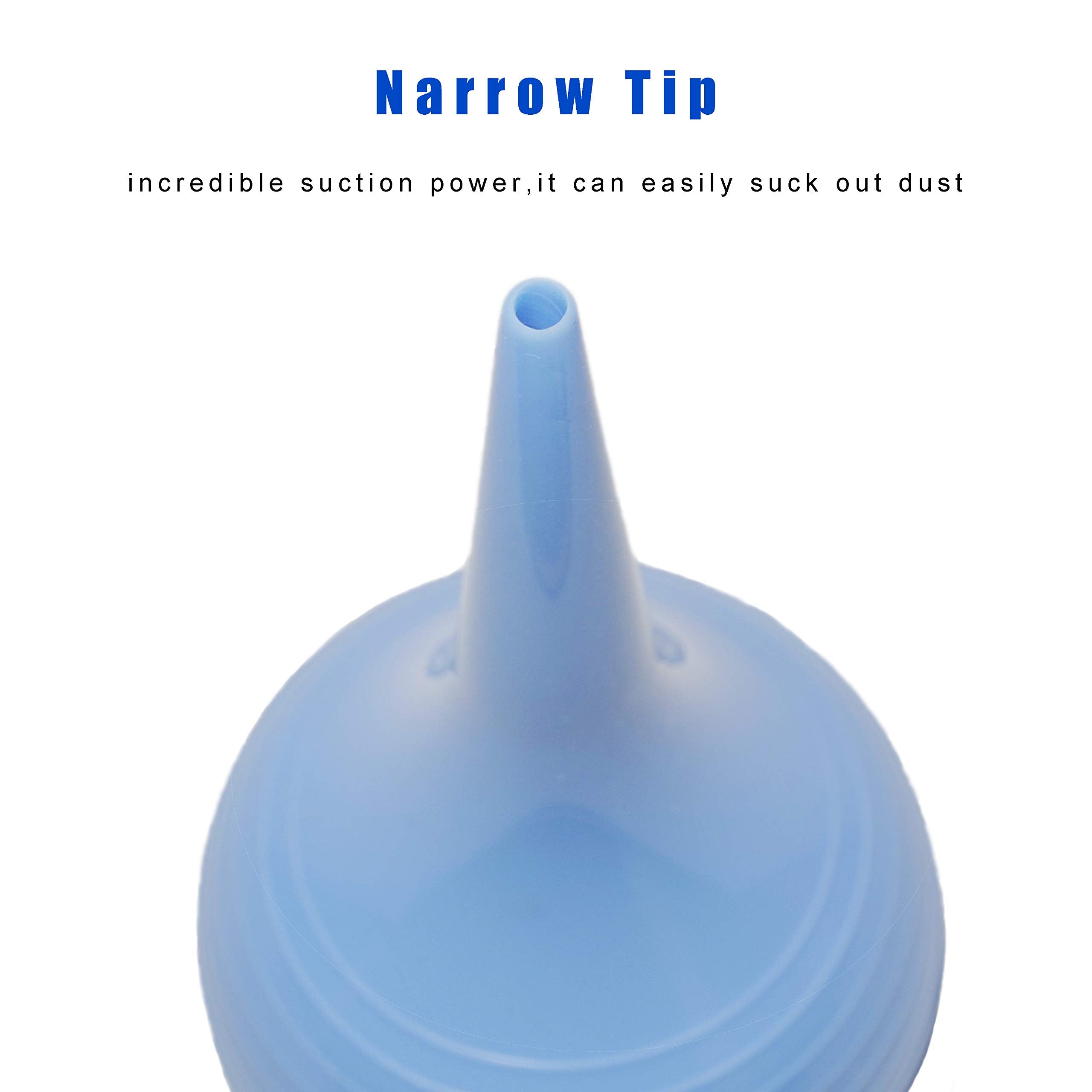 JIESI Rubber Suction Ear Syringe pointed-end view for targeted debris removal.