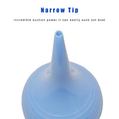 JIESI Rubber Suction Ear Syringe pointed-end view for targeted debris removal.