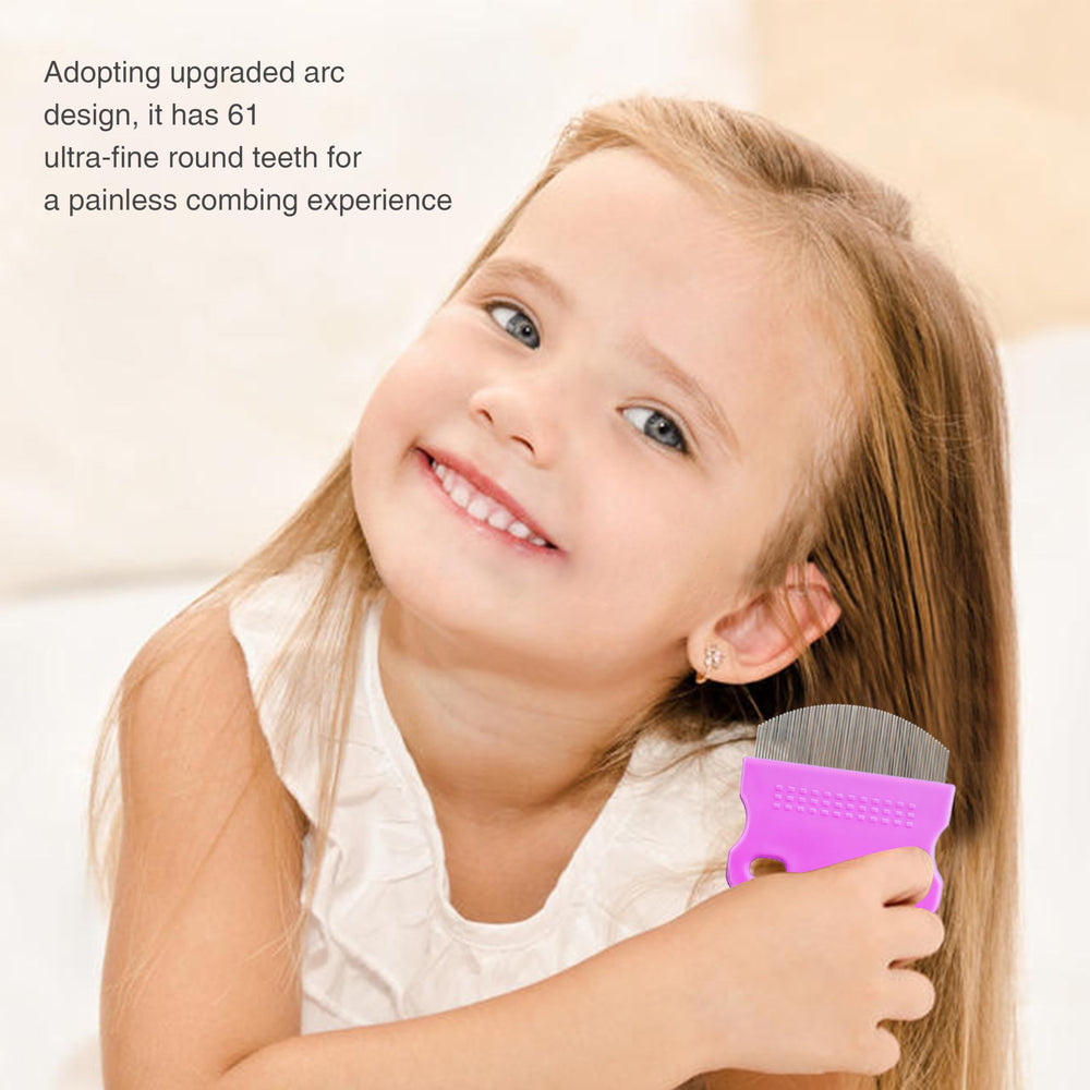 Jigfew anti-slip grip lice comb for secure handling