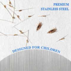 Jigfew round-head lice comb with arc design for comfy grooming