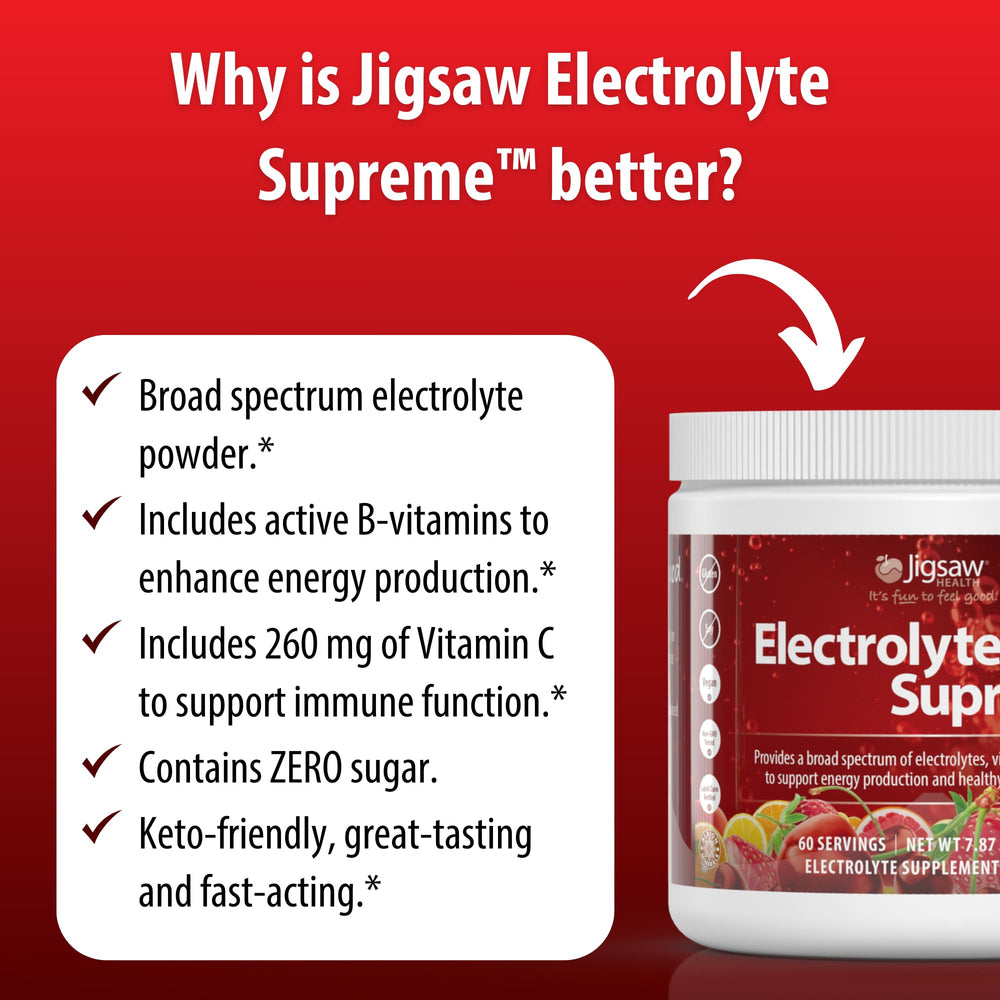 Jigsaw Health Electrolyte Supreme family-friendly usage image shows shared hydration moments