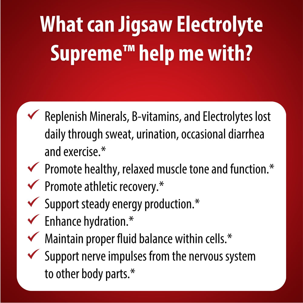 Jigsaw Health Electrolyte Supreme keto-friendly sugar-free option for low-carb hydration