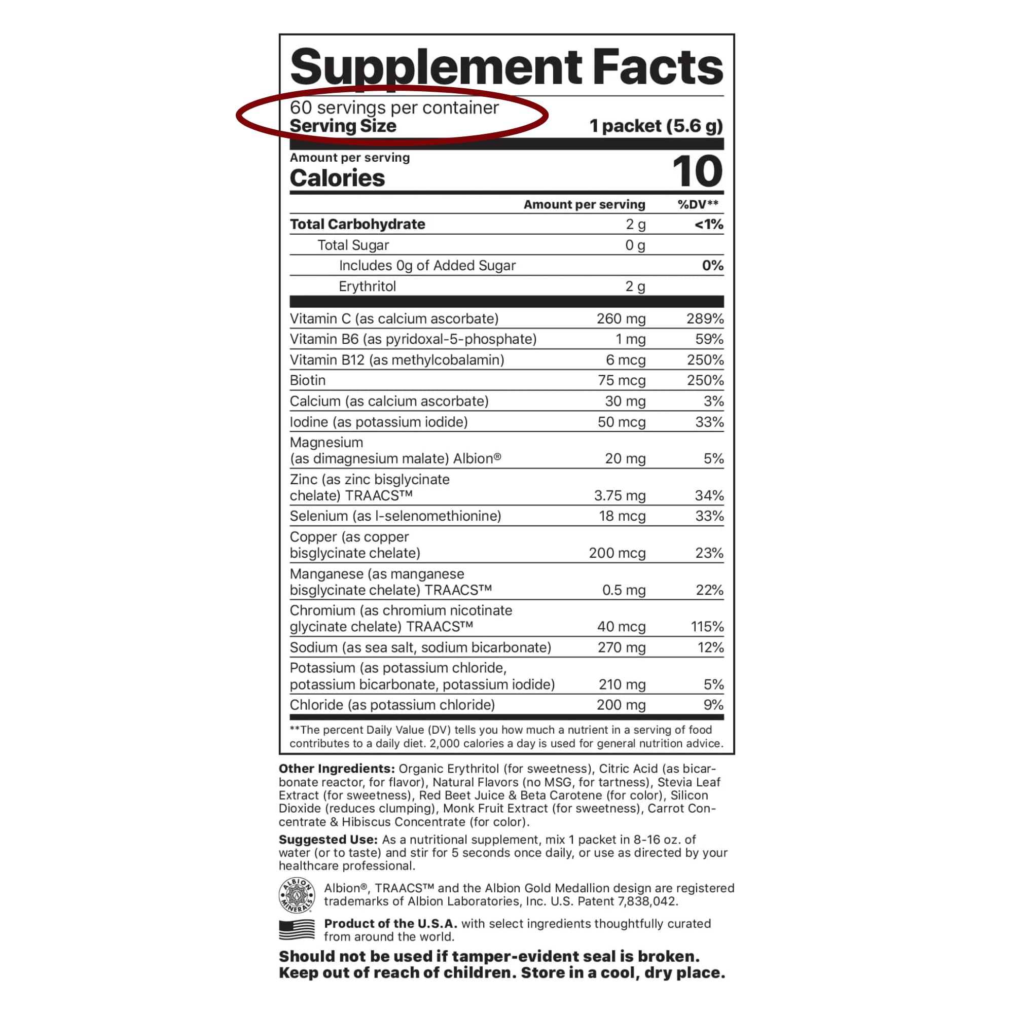 60-serving package of Jigsaw Health Electrolyte Supreme for daily hydration routines