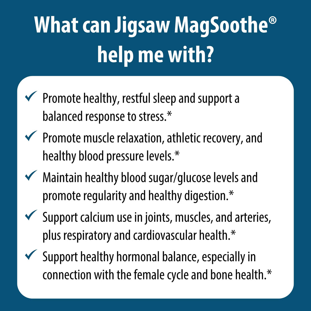 Jigsaw Health MagSoothe night-time ritual scene implies winding down before bed.