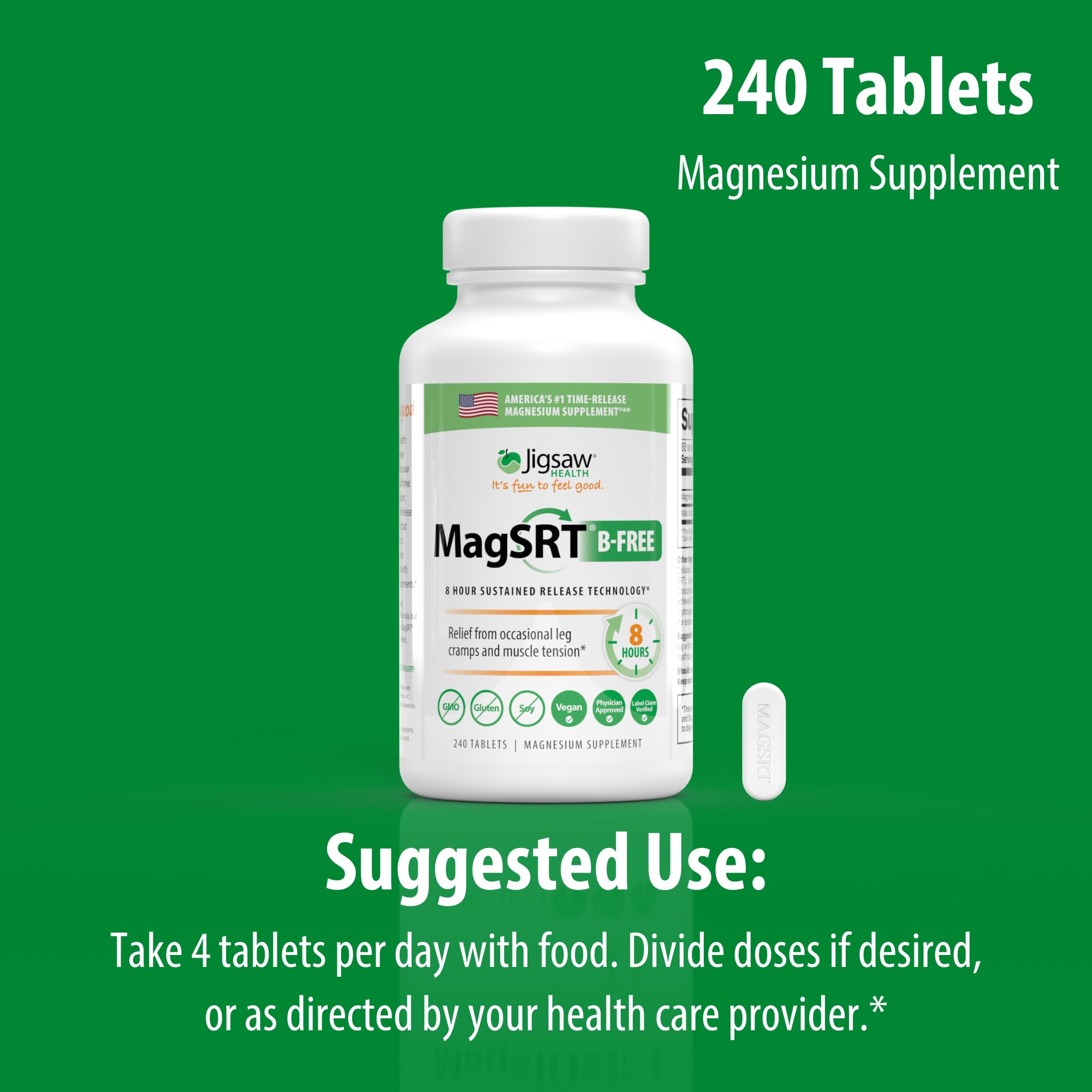 Jigsaw Health MagSRT quality stamp on product label