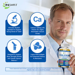 JINGYAT 1200mg daily dosing shot for consistent calcium intake.