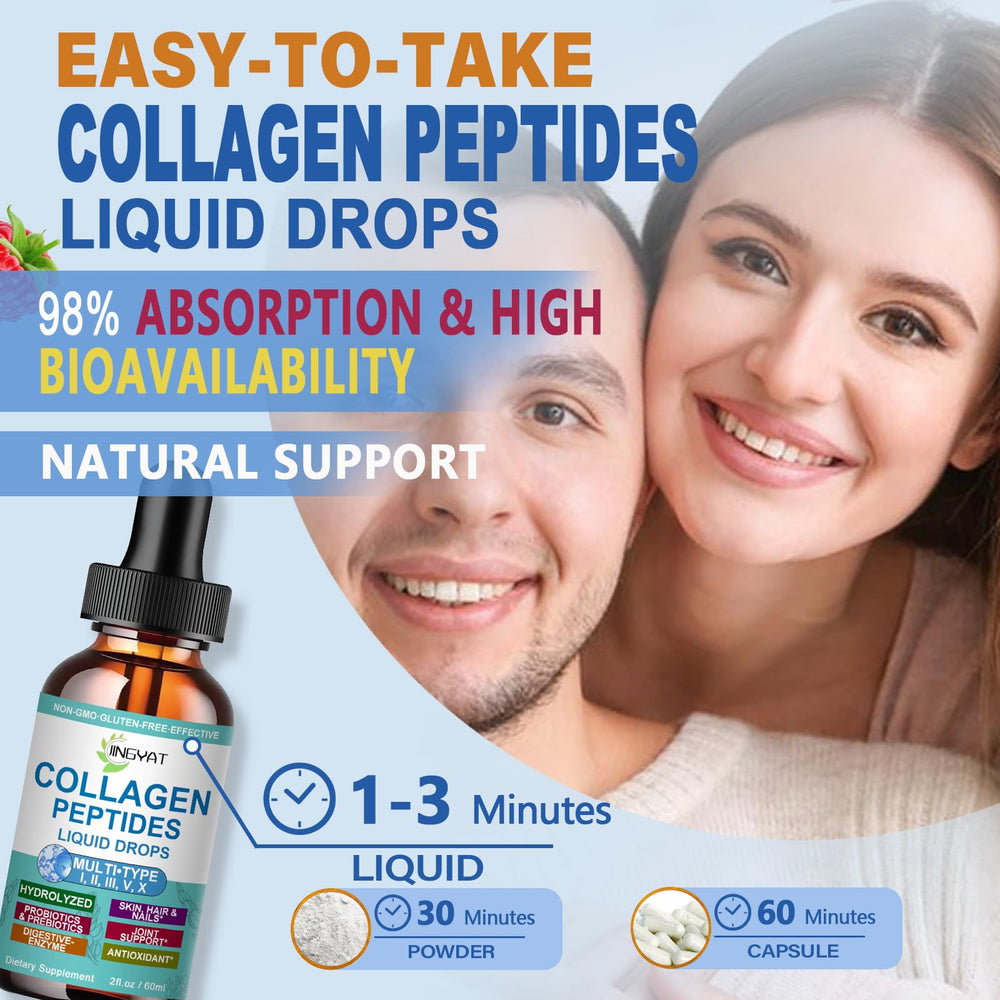 JINGYAT Collagen Drops user-friendly dropper indicating fast absorption