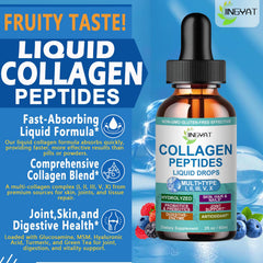 JINGYAT Collagen Drops label featuring glucosamine and chondroitin for joint support