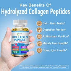 JINGYAT collagen softgels bottle side highlighting easy-to-swallow capsules for daily wellness.