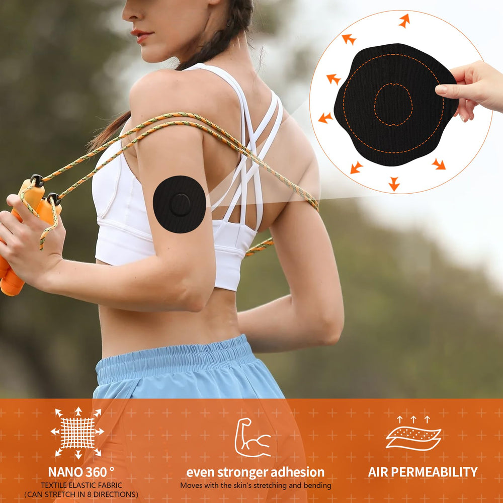 Jinyu-Sega Dexcom G7 overpatch non-latex adhesive suitable for sensitive skin.