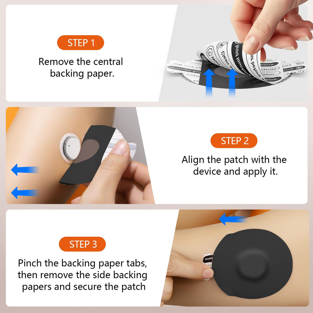 Jinyu-Sega Dexcom G7 patch pack shows 20 patches in five patterns for versatile coverage