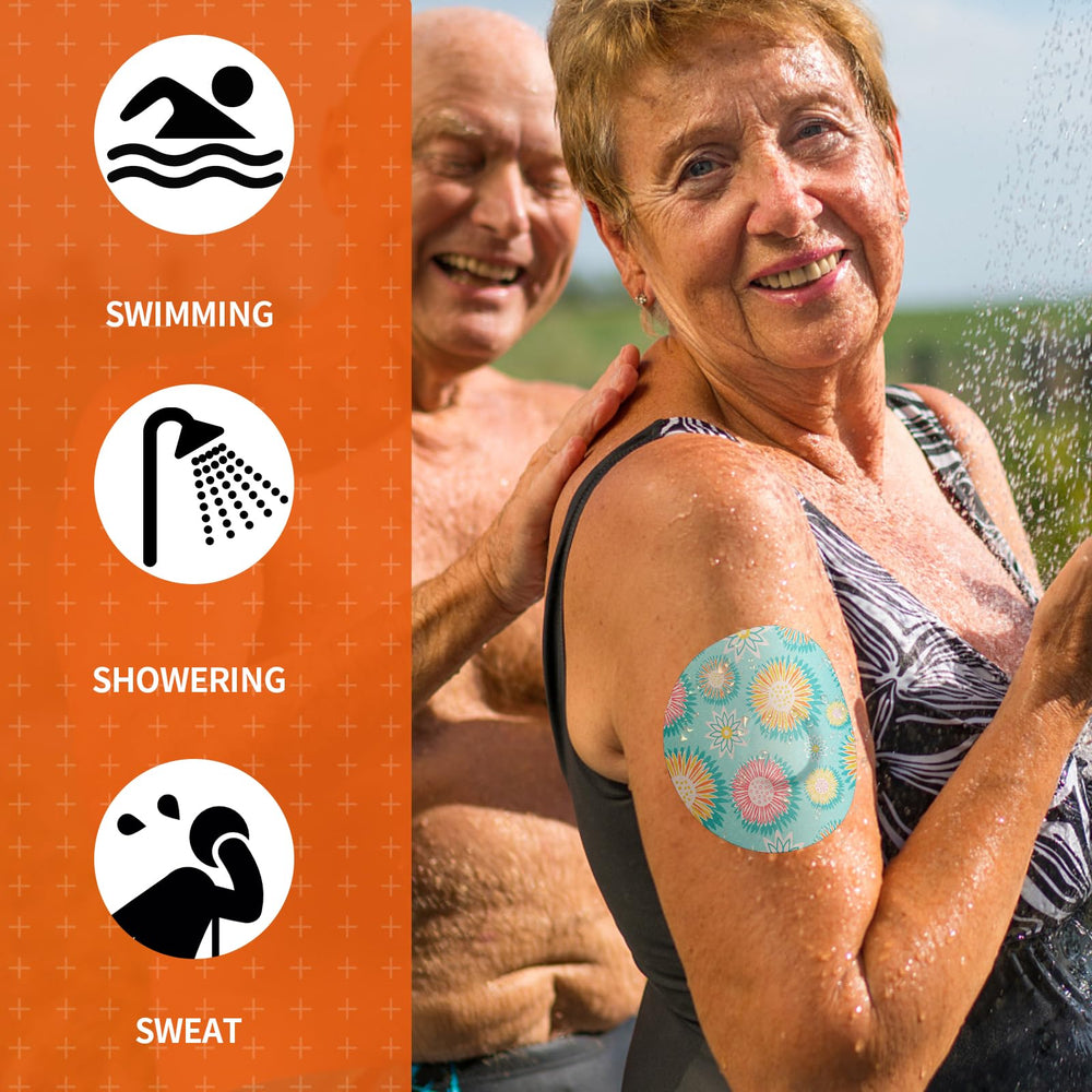 Jinyu-Sega Dexcom G7 patch full-coverage, water-resistant design suitable for swimming
