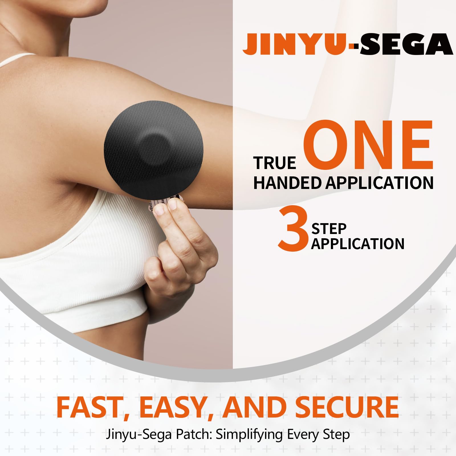 Easy-peel backing enables quick, clean patch application for Libre 3.
