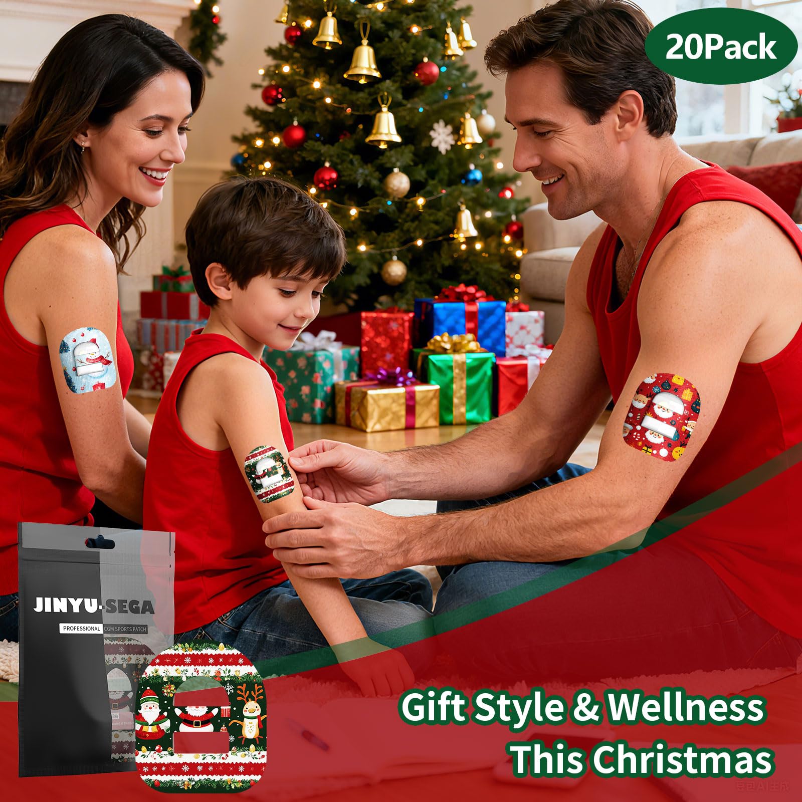 Jinyu-Sega Omnipod 5 overpatches ideal for athletes with sweatproof performance.