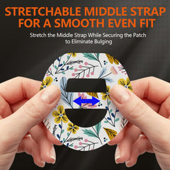 Jinyu-Sega Omnipod 5 overpatch with strap pre-cut for quick, comfortable attachment