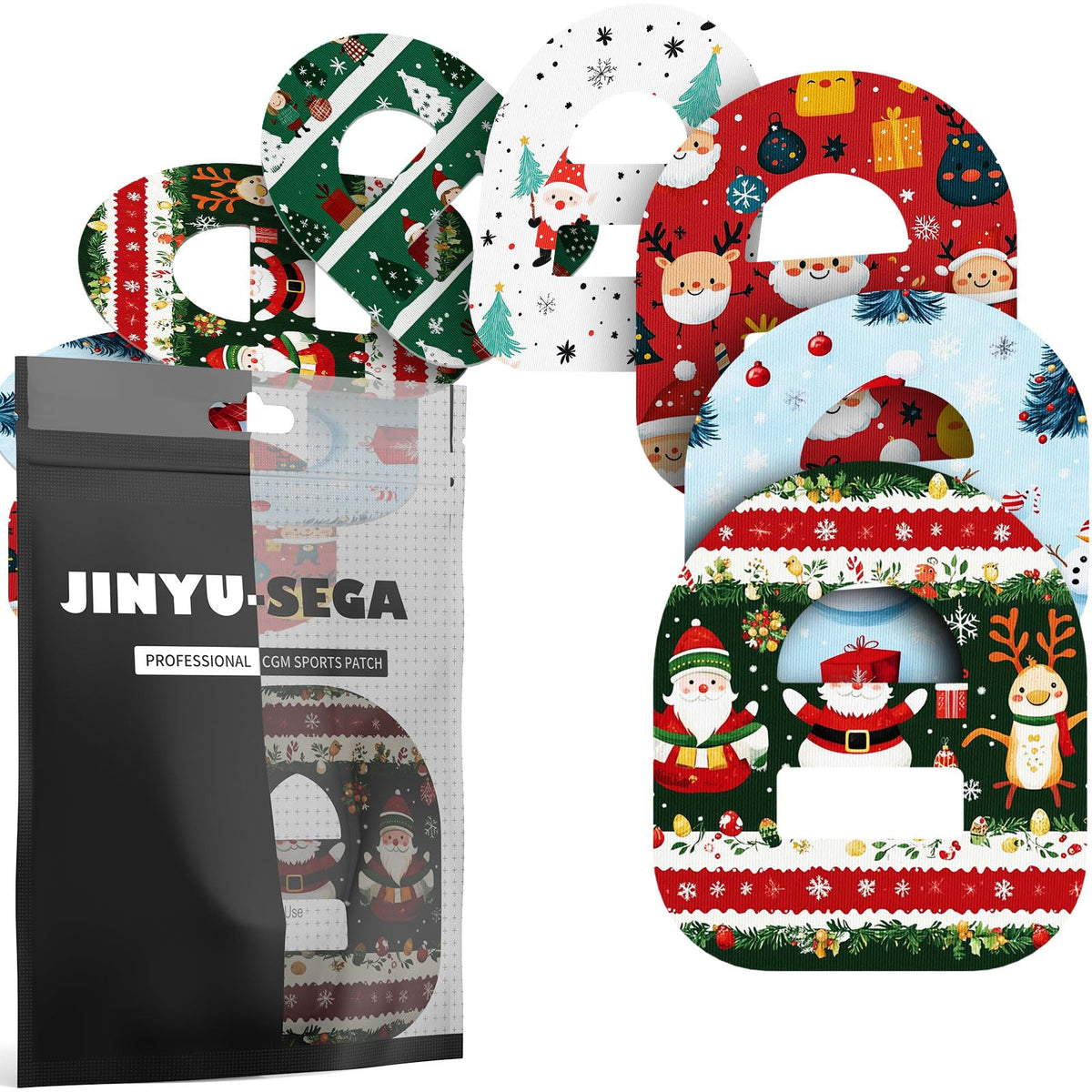 Jinyu-Sega Omnipod 5 overpatches waterproof strap-focused for secure sport use.