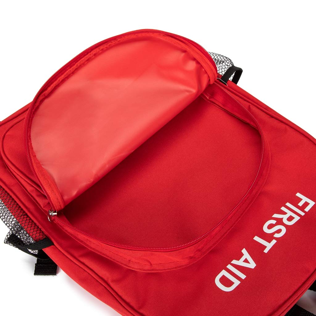 Jipemtra red emergency bag in outdoor travel context
