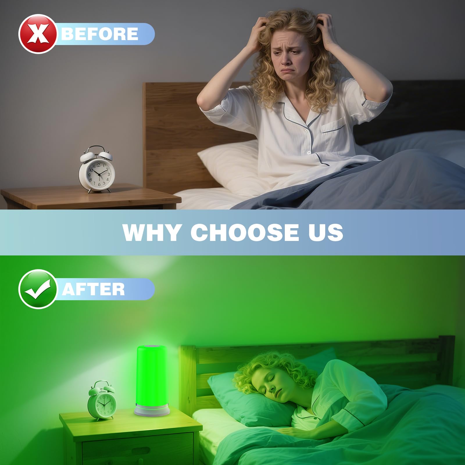 Jitesy lamp features long-lasting LEDs for durable daily use.