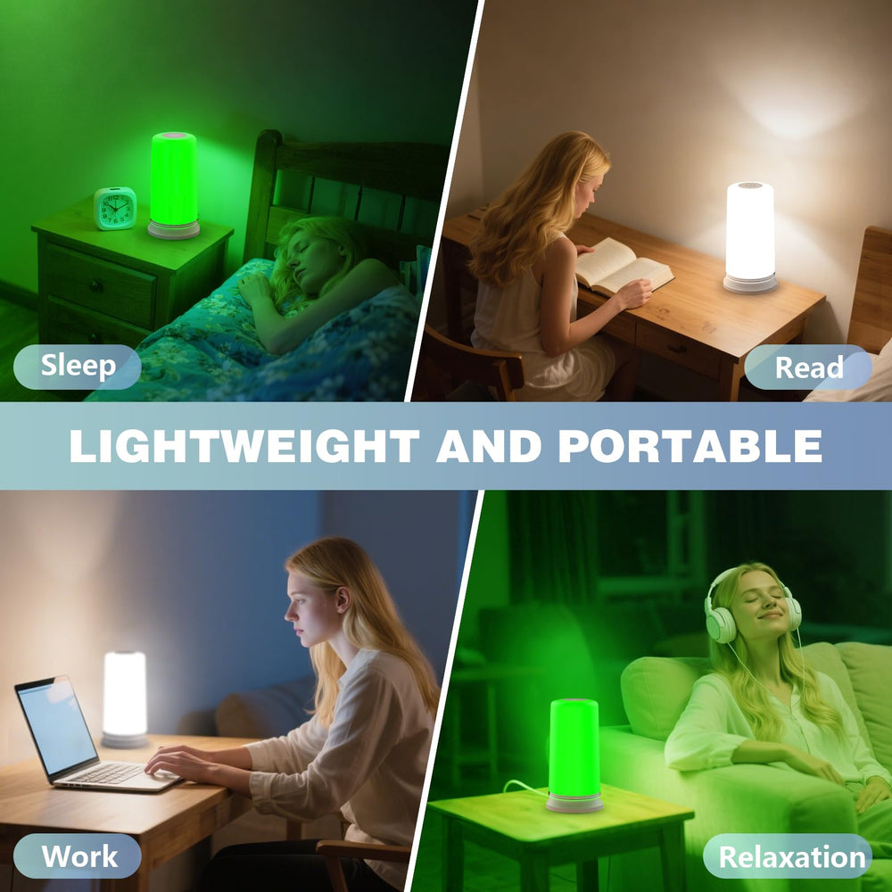 Jitesy lamp with one-touch controls for easy operation.