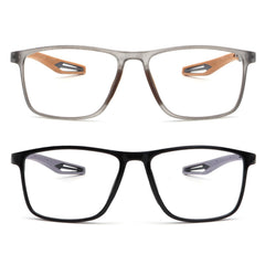 Gafas JixGien con montura TR90 ultraligera para uso diario.