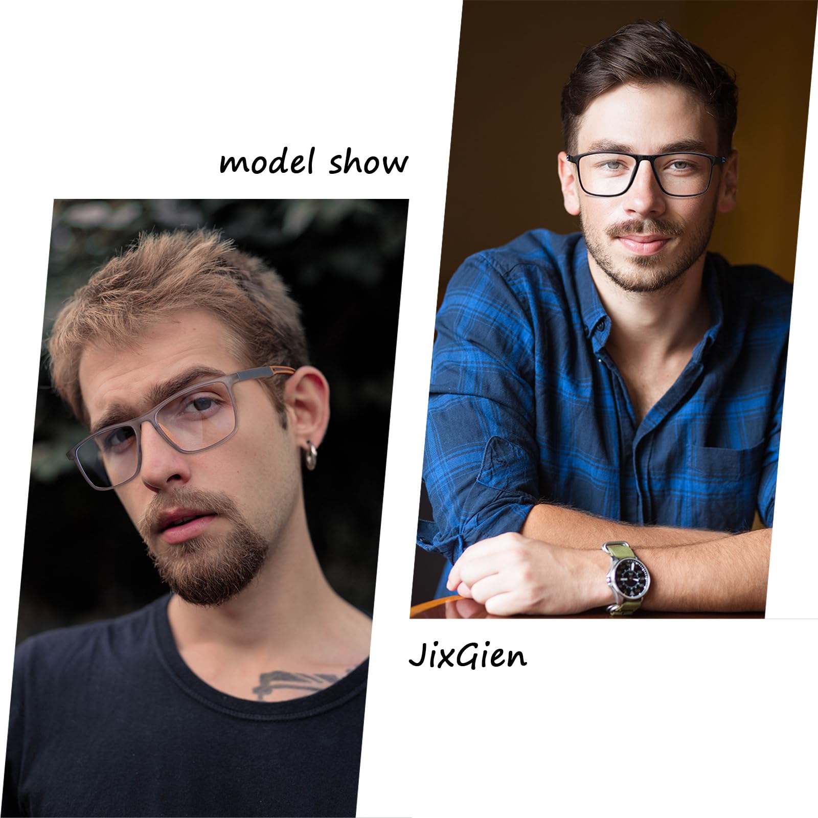 JixGien resin lenses resist scratches while filtering blue light for clear viewing