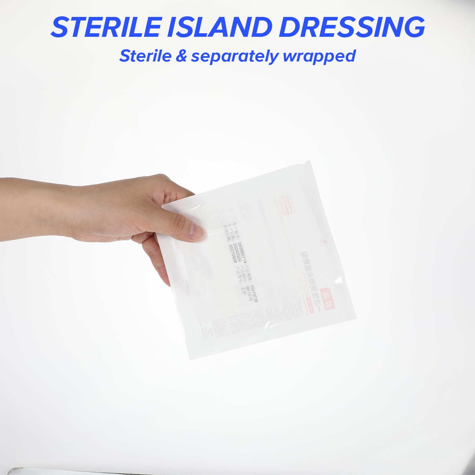 JIYIN absorbent island dressing 4x4 supports a dry, hygienic environment around the site.
