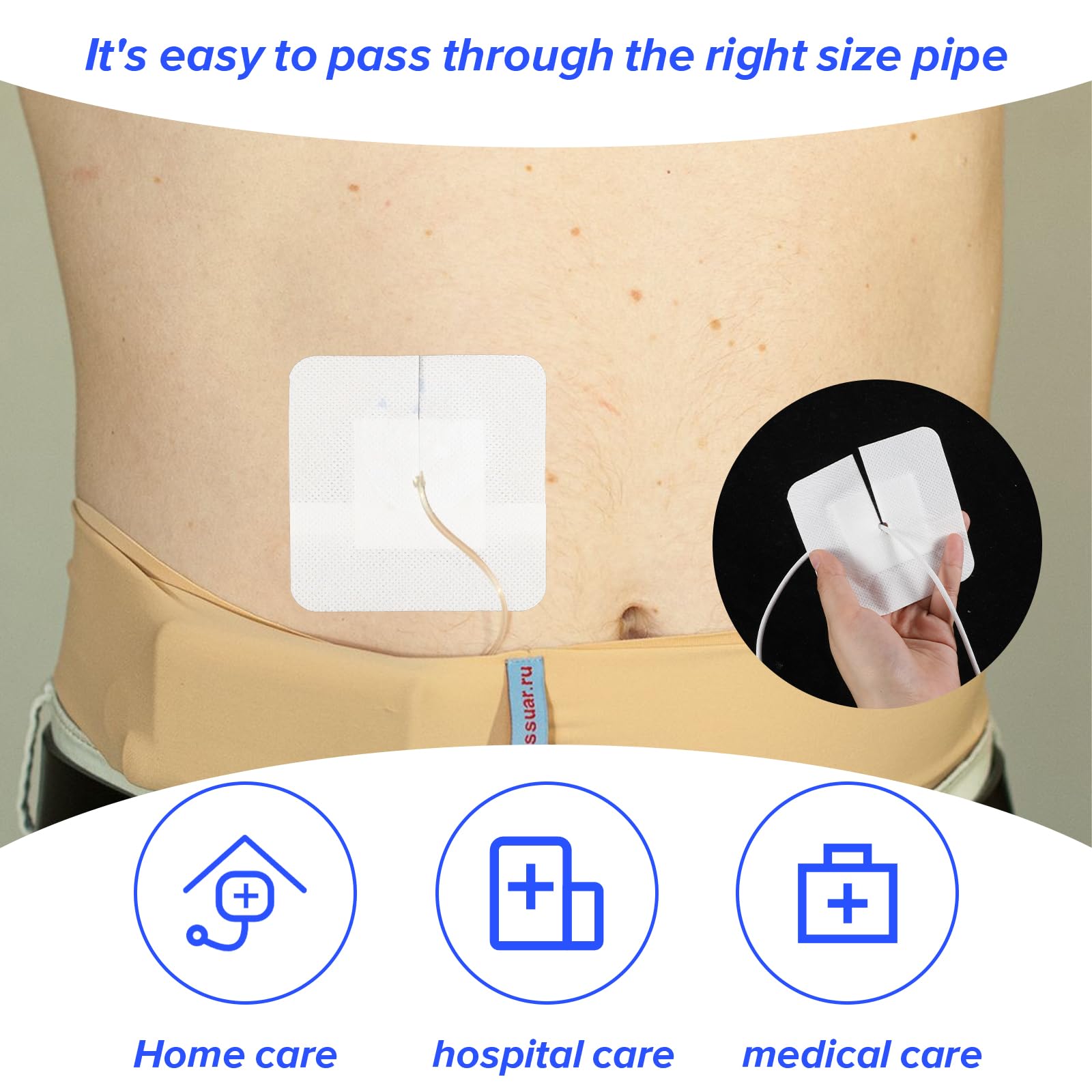 JIYIN dressing pads promote comfort and protection around postoperative incisions.