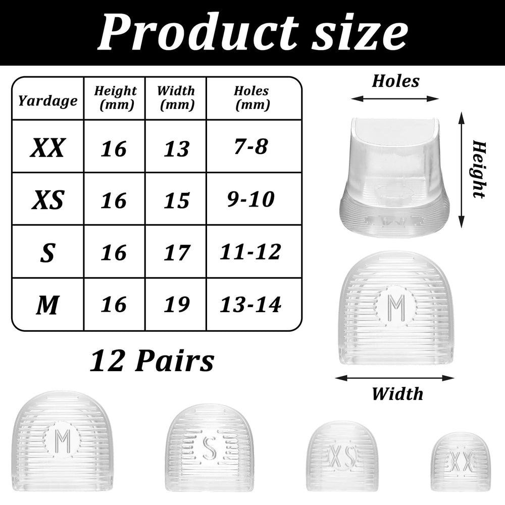 JIYIN XXS closeup shows transparent TPU tips guarding heel wear.