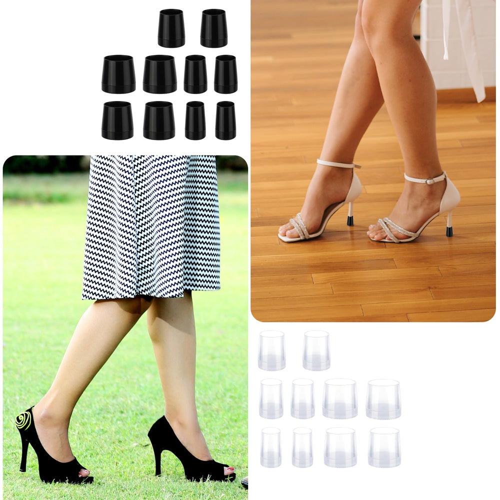 A size chart for JIYIN heel caps in multiple fits