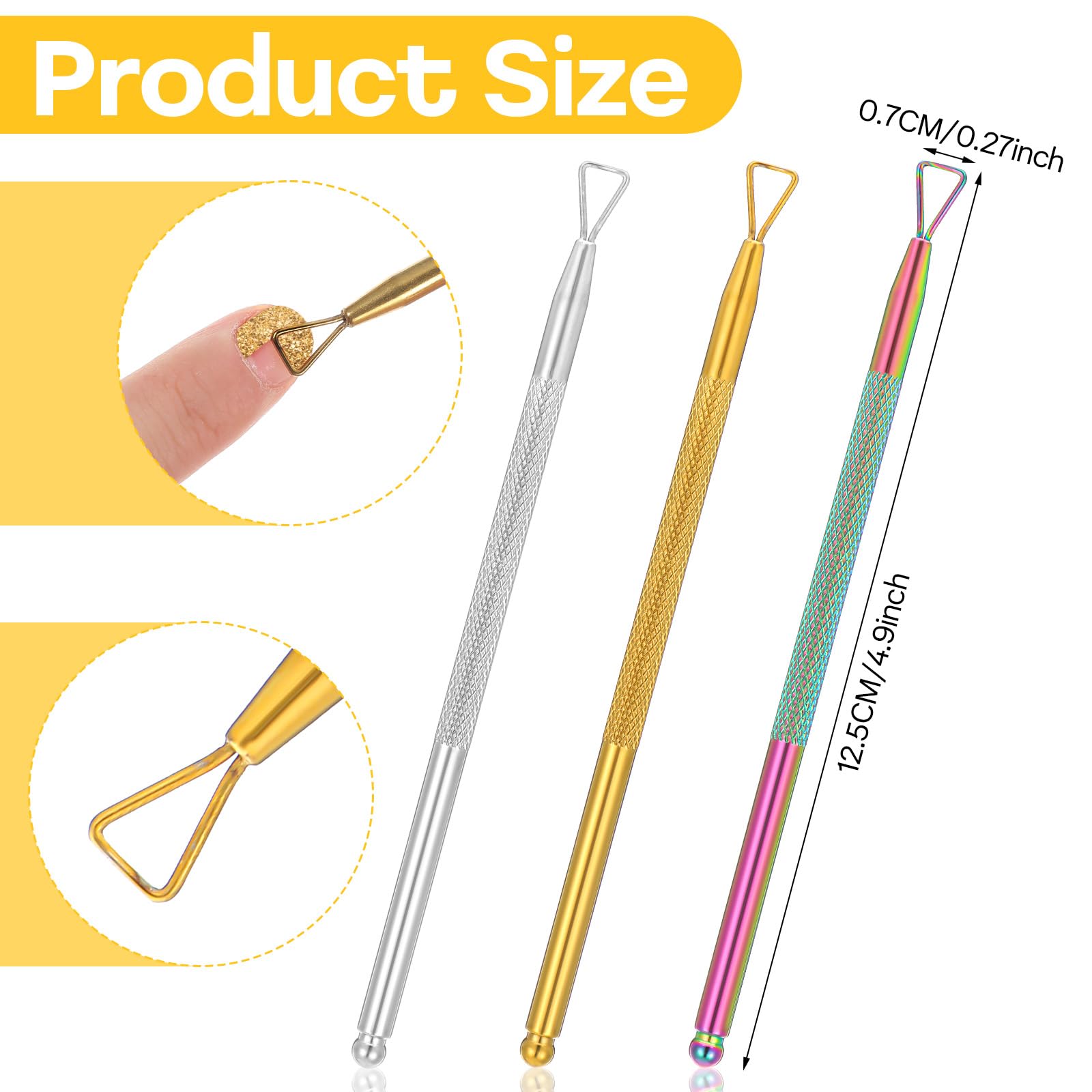 JIYIN colored titanium scratch-off tool with ergonomic grip for easy scratching.