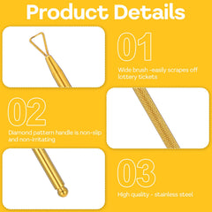 JIYIN gold scratch-off tool showcasing premium, durable design.